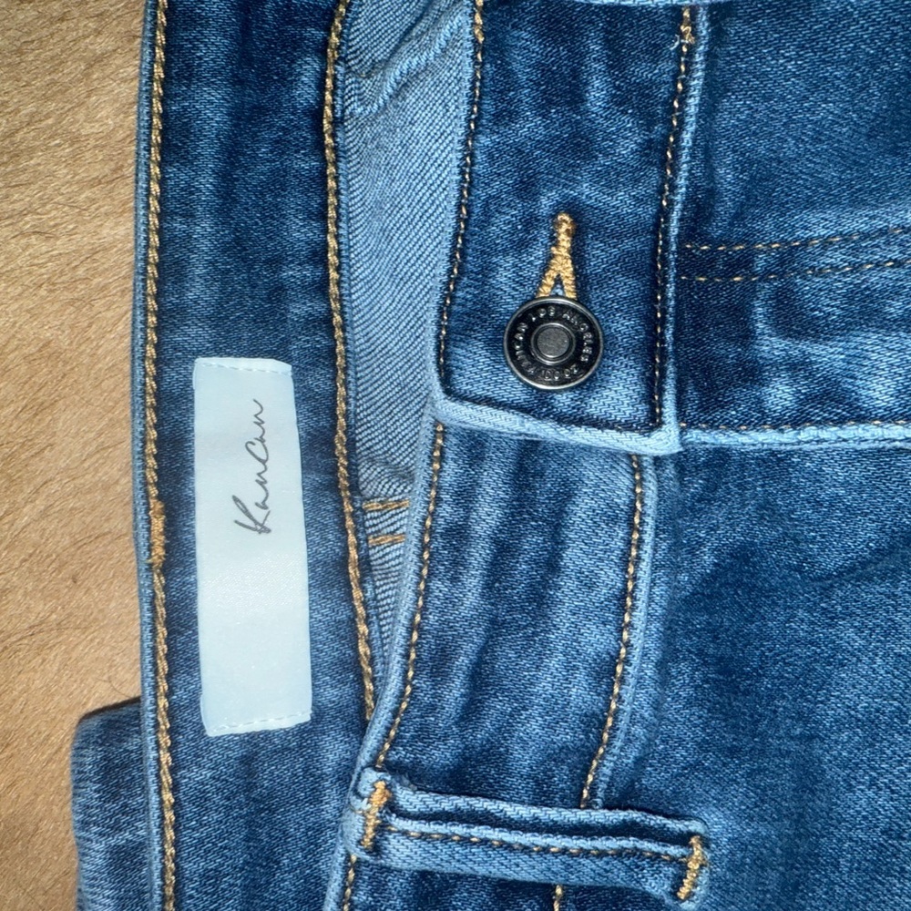 KanCan Women's High Rise Blue Jeans